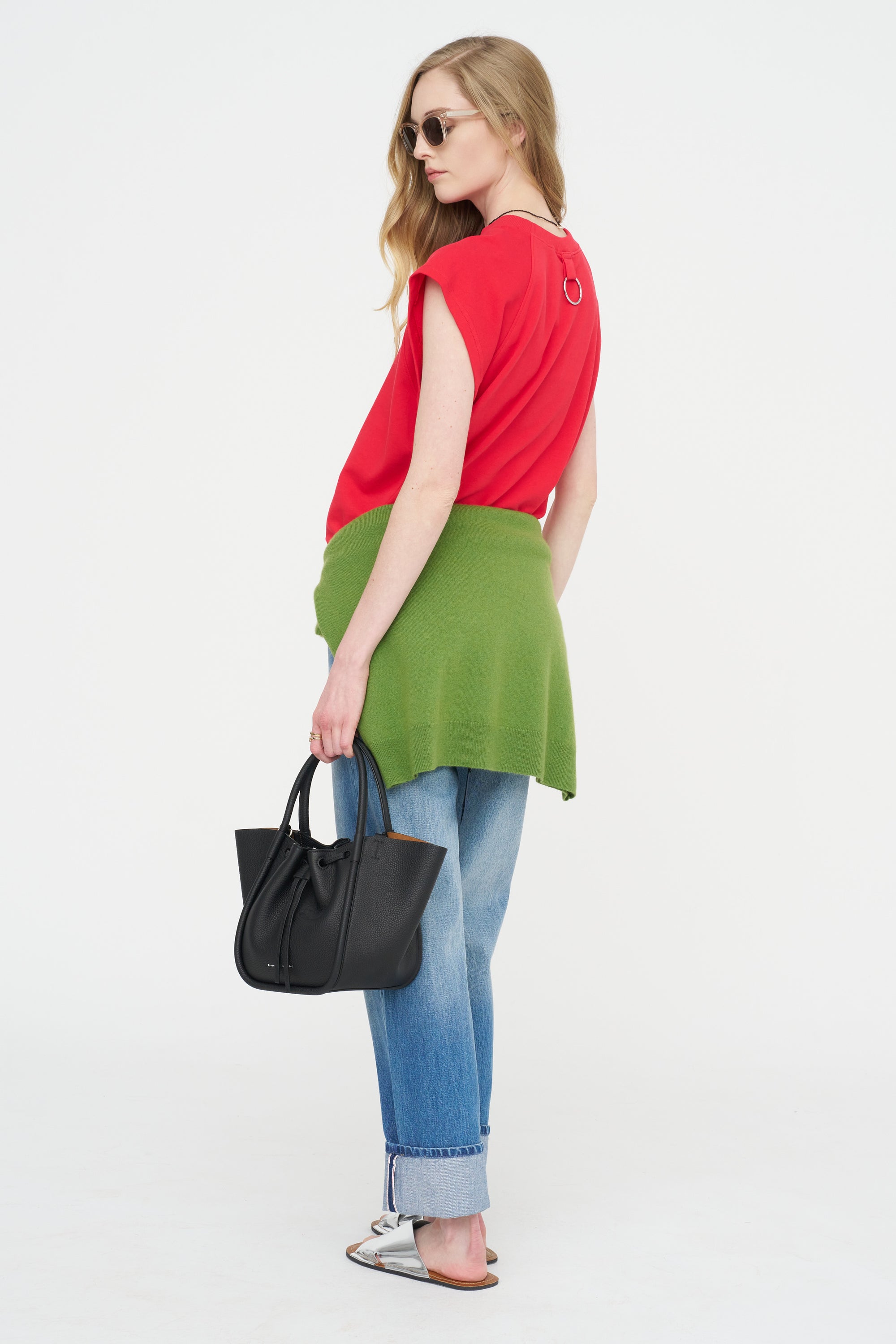 Light Weight Sweatshirting Sleeveless Easy Top