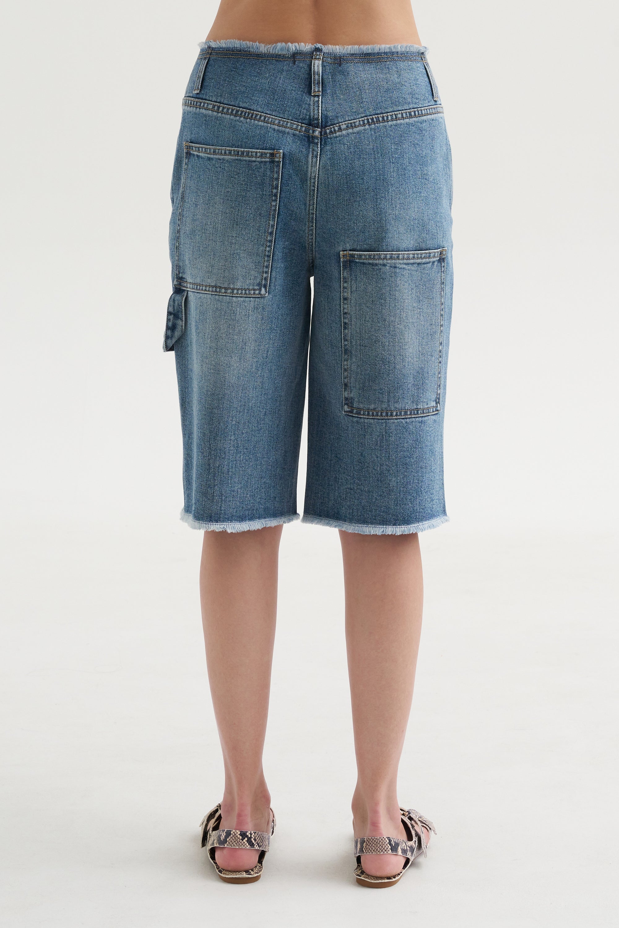Classic Wash Denim Newman Short, Classic Blue