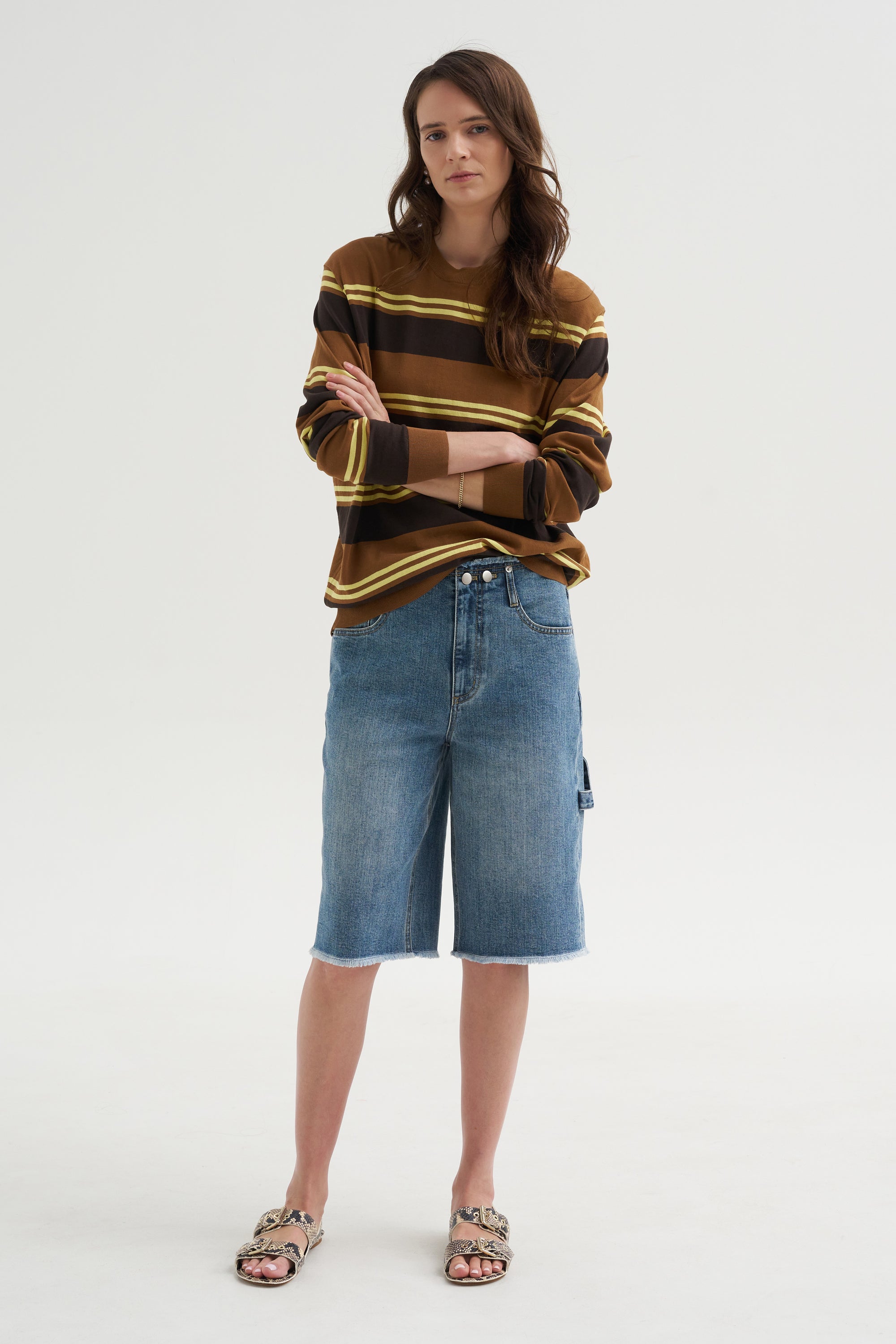 Classic Wash Denim Newman Short, Classic Blue