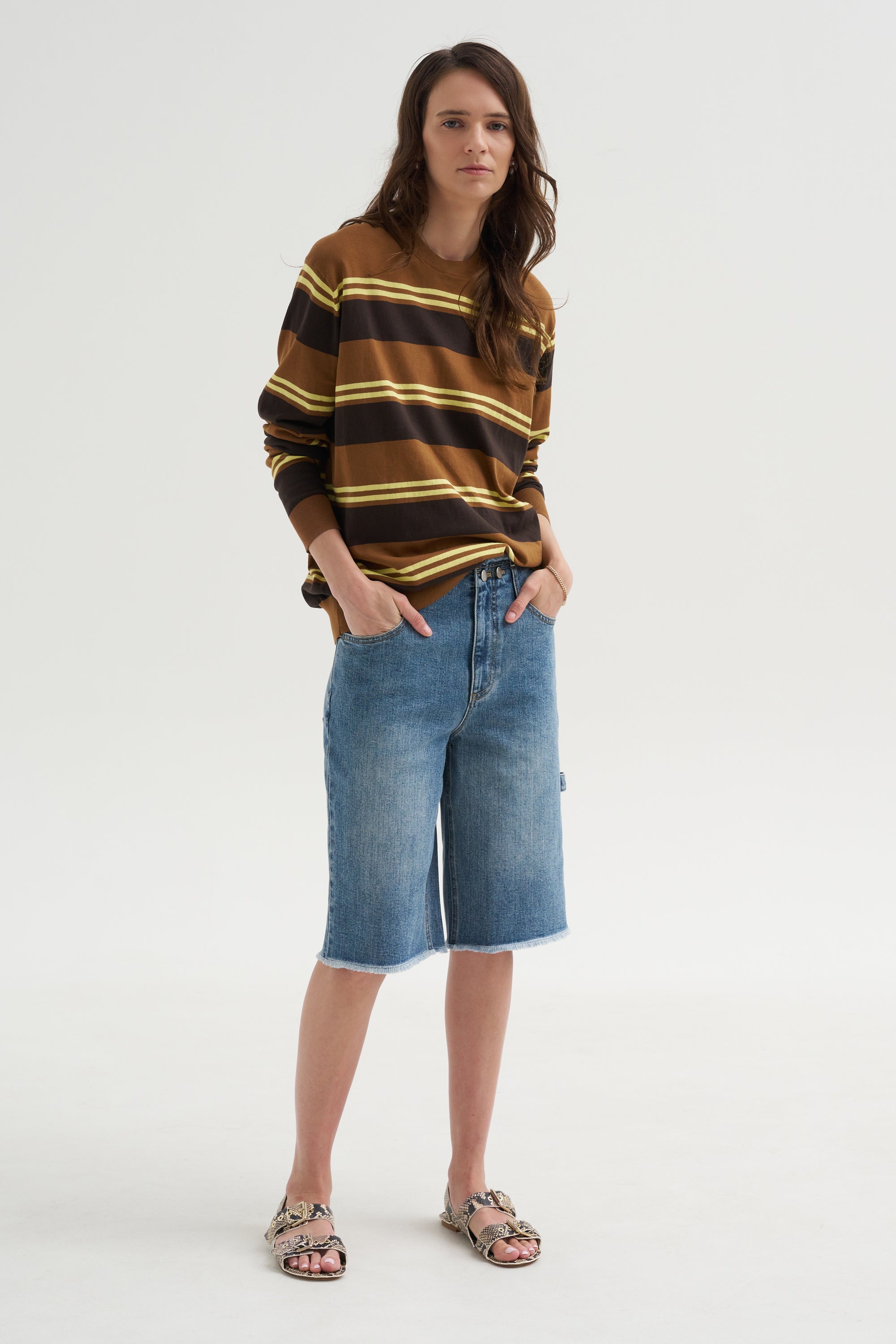 Classic Wash Denim Newman Short, Classic Blue
