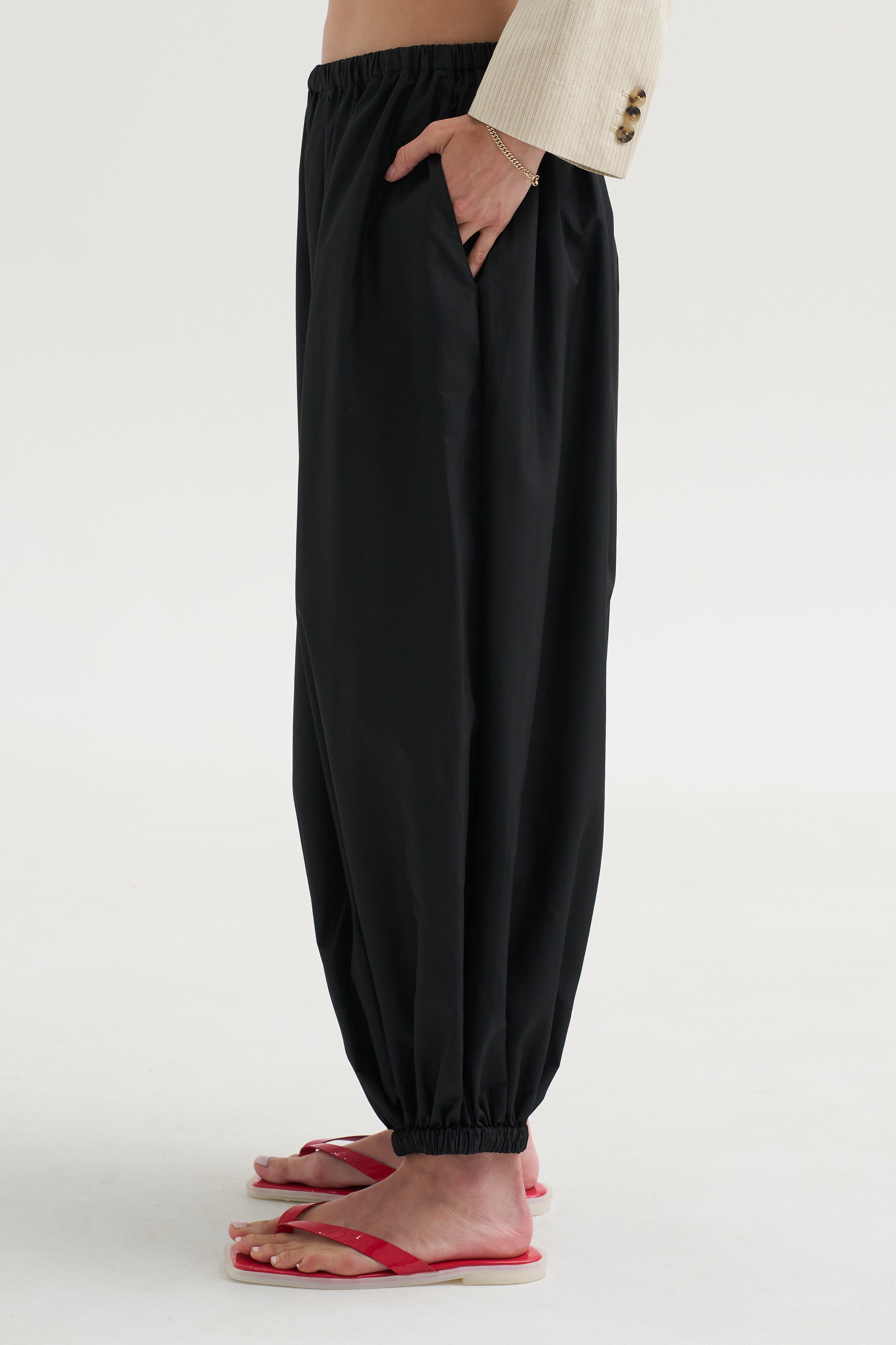 Summer Nylon Zeppelin Pant, Black – Kick Pleat