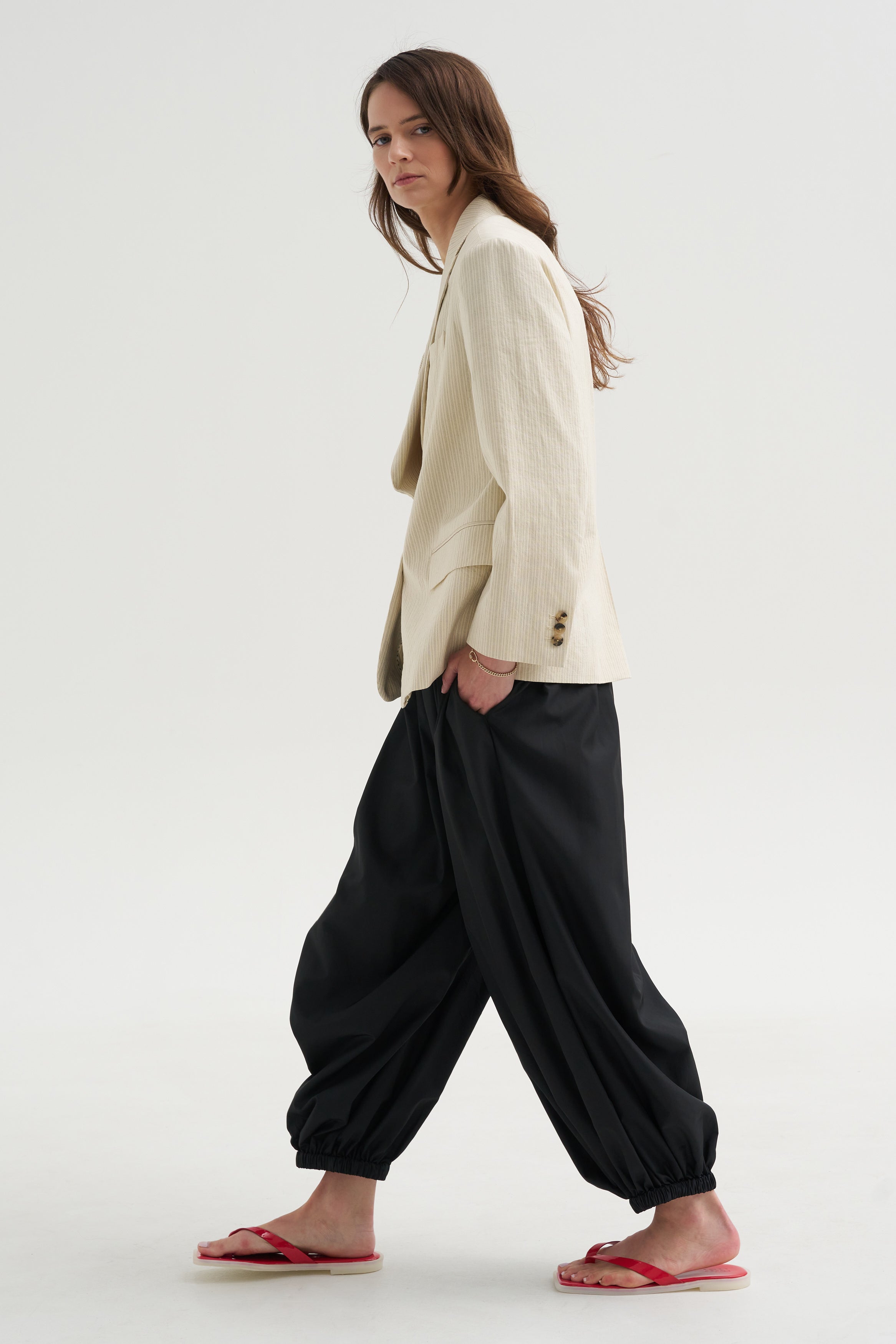 Summer Nylon Zeppelin Pant, Black – Kick Pleat
