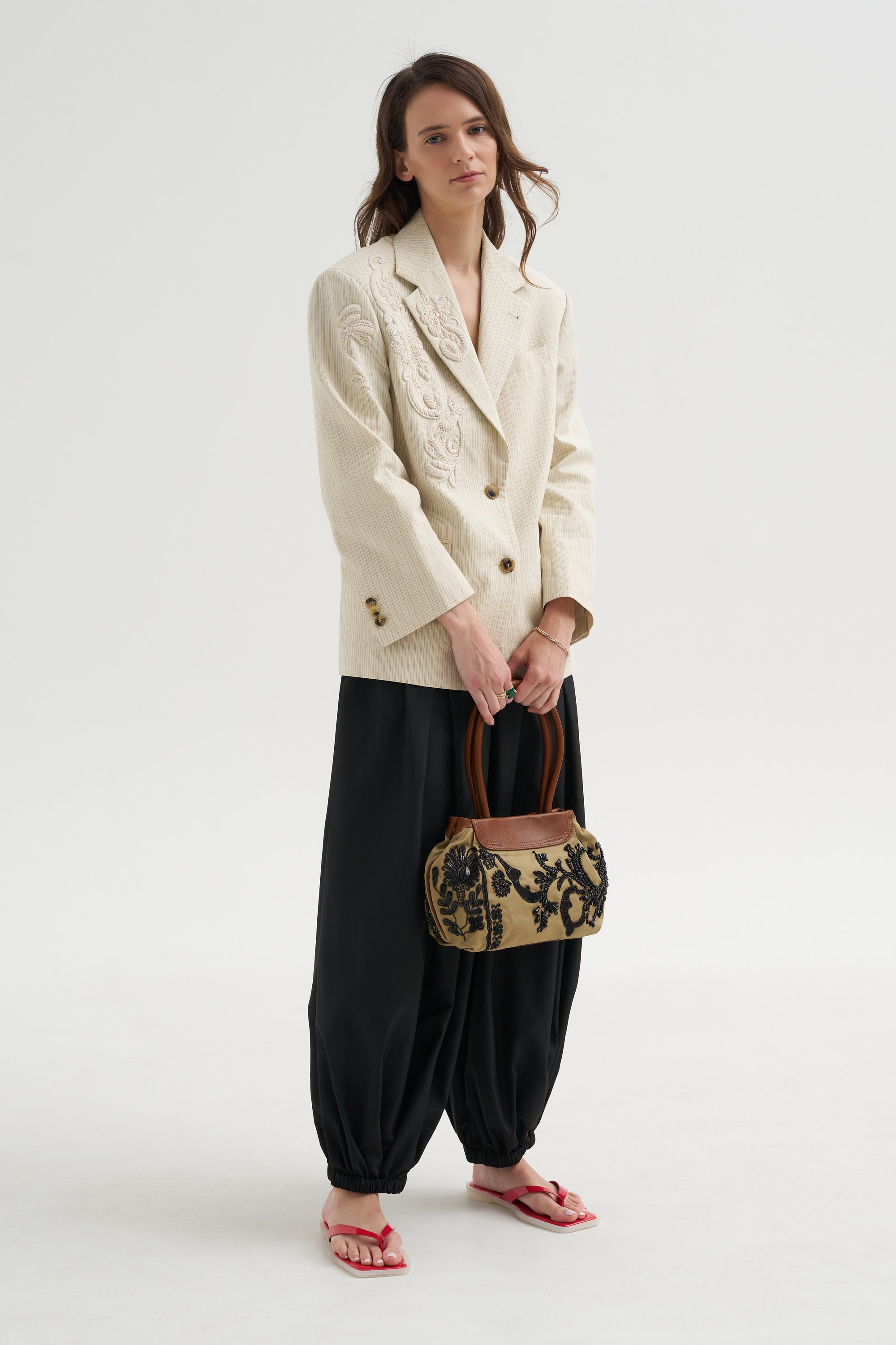 Summer Nylon Zeppelin Pant, Black
