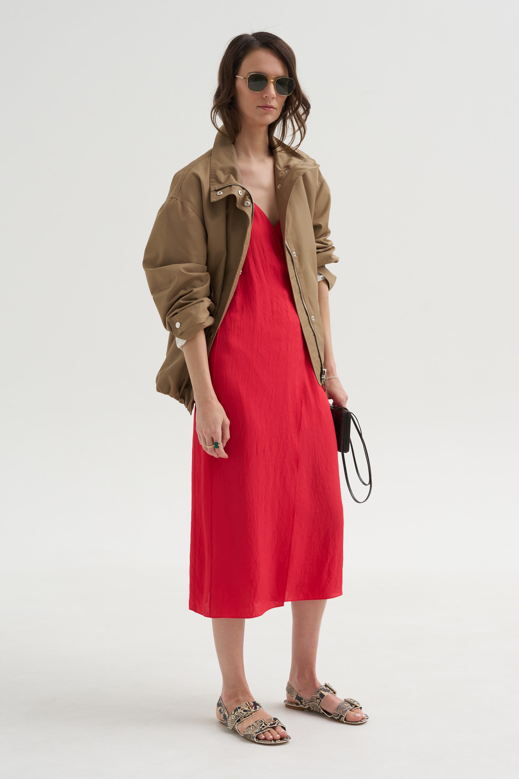 faded red dress JERRY DRESS