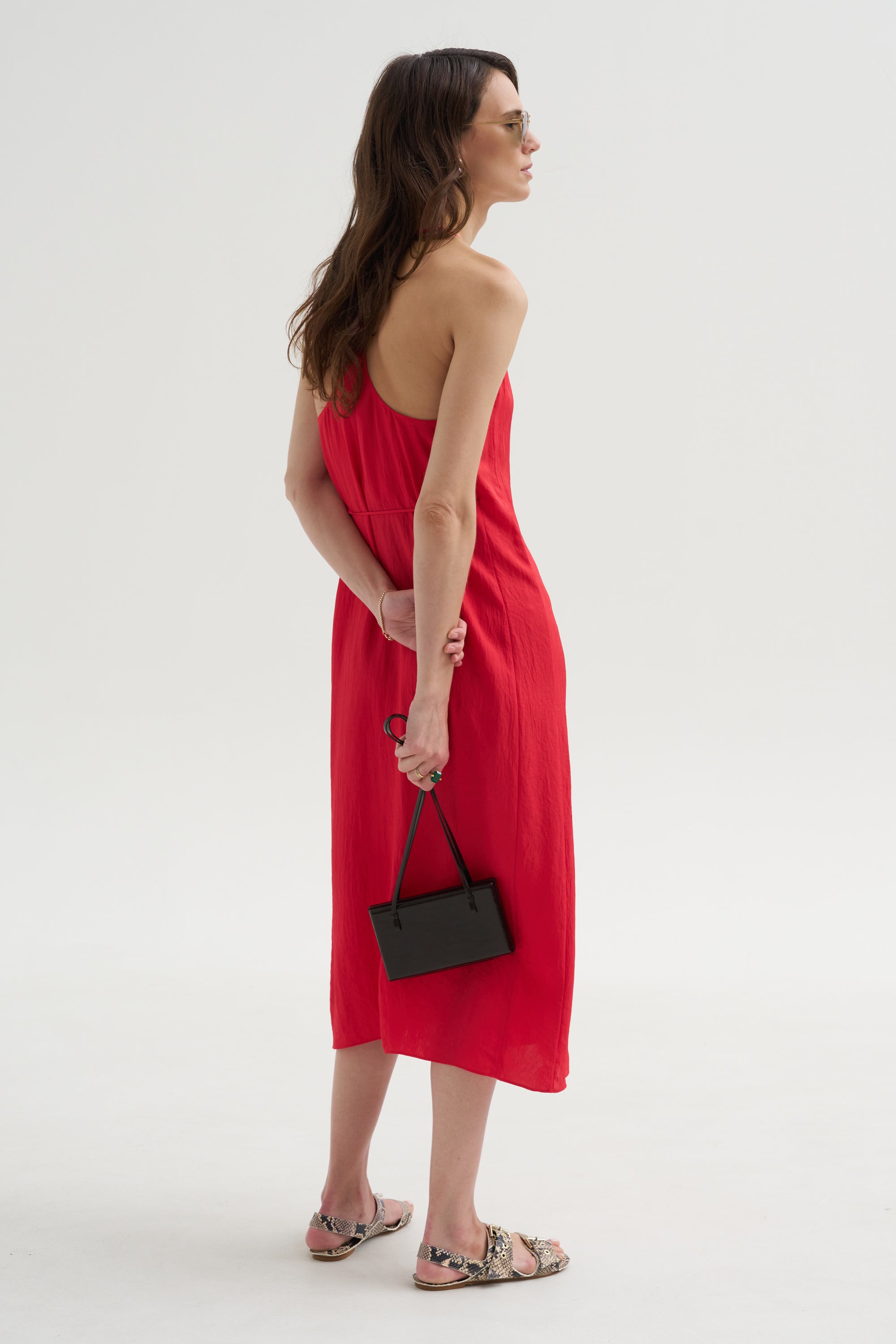 Summer Slip Wrap Dress, Faded Red – Kick Pleat