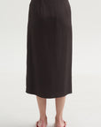Summer Slip Wrap Skirt, Brown