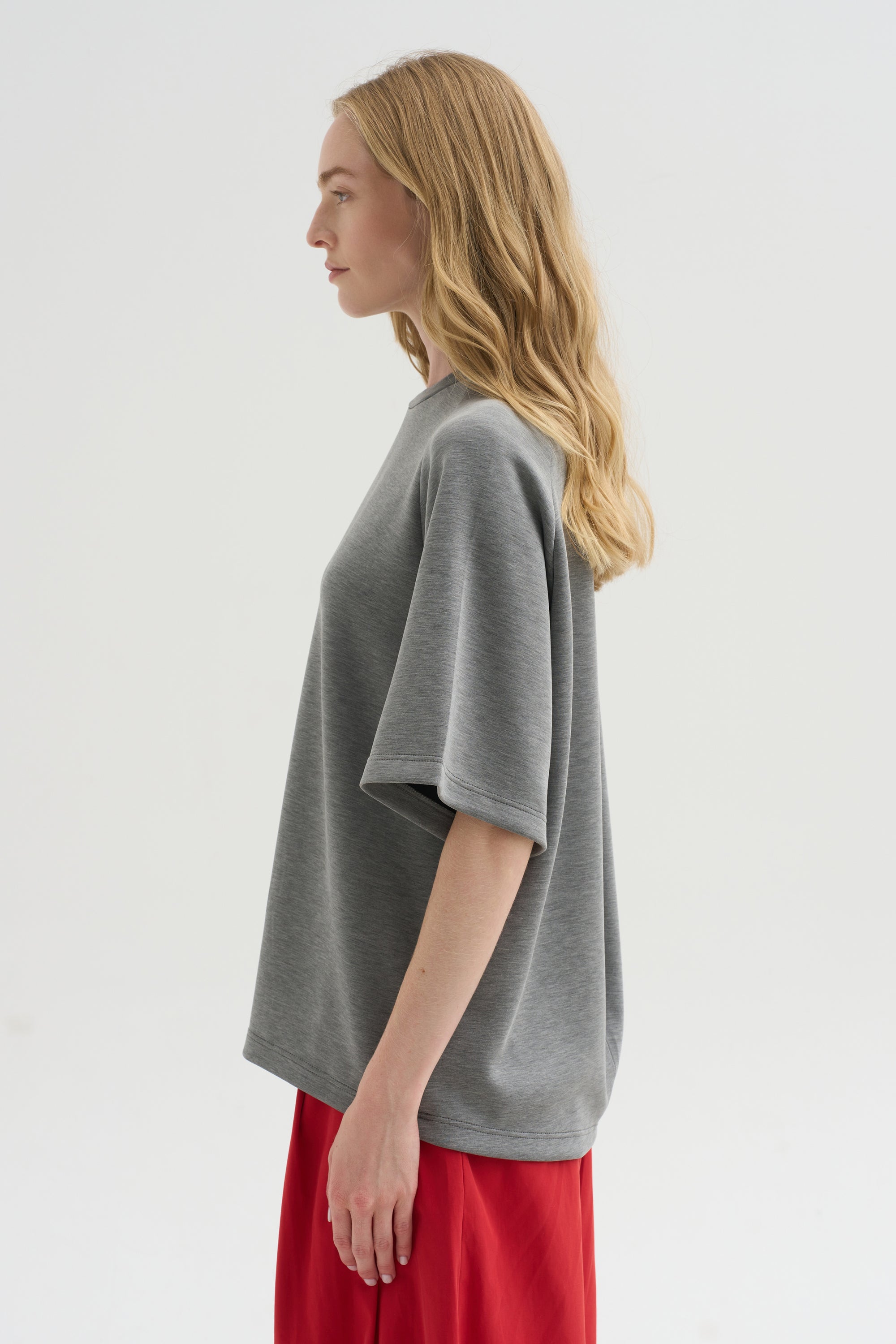 Feather Weight Viscose Neoprene Baseball T-Shirt