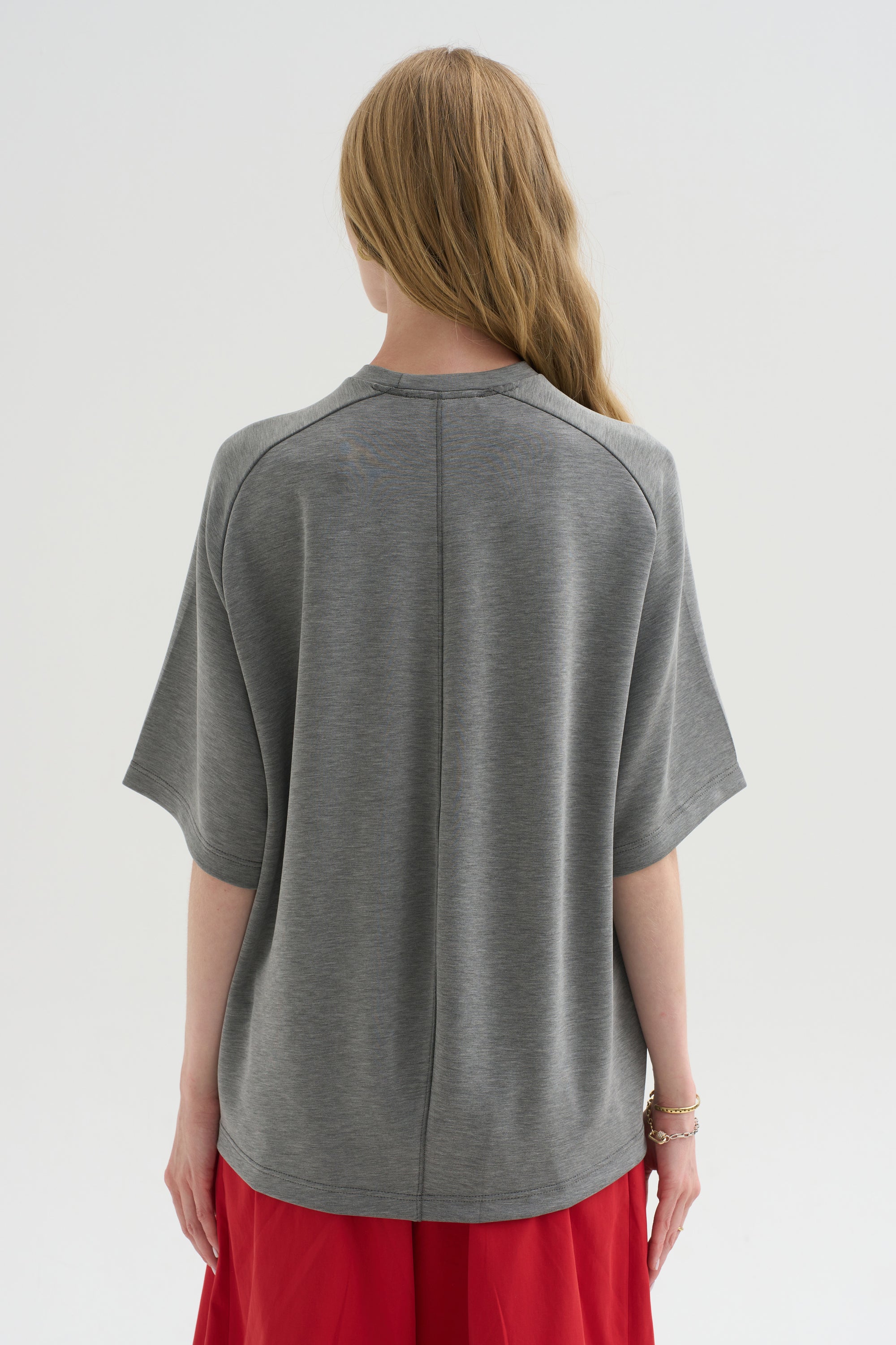 Feather Weight Viscose Neoprene Baseball T-Shirt