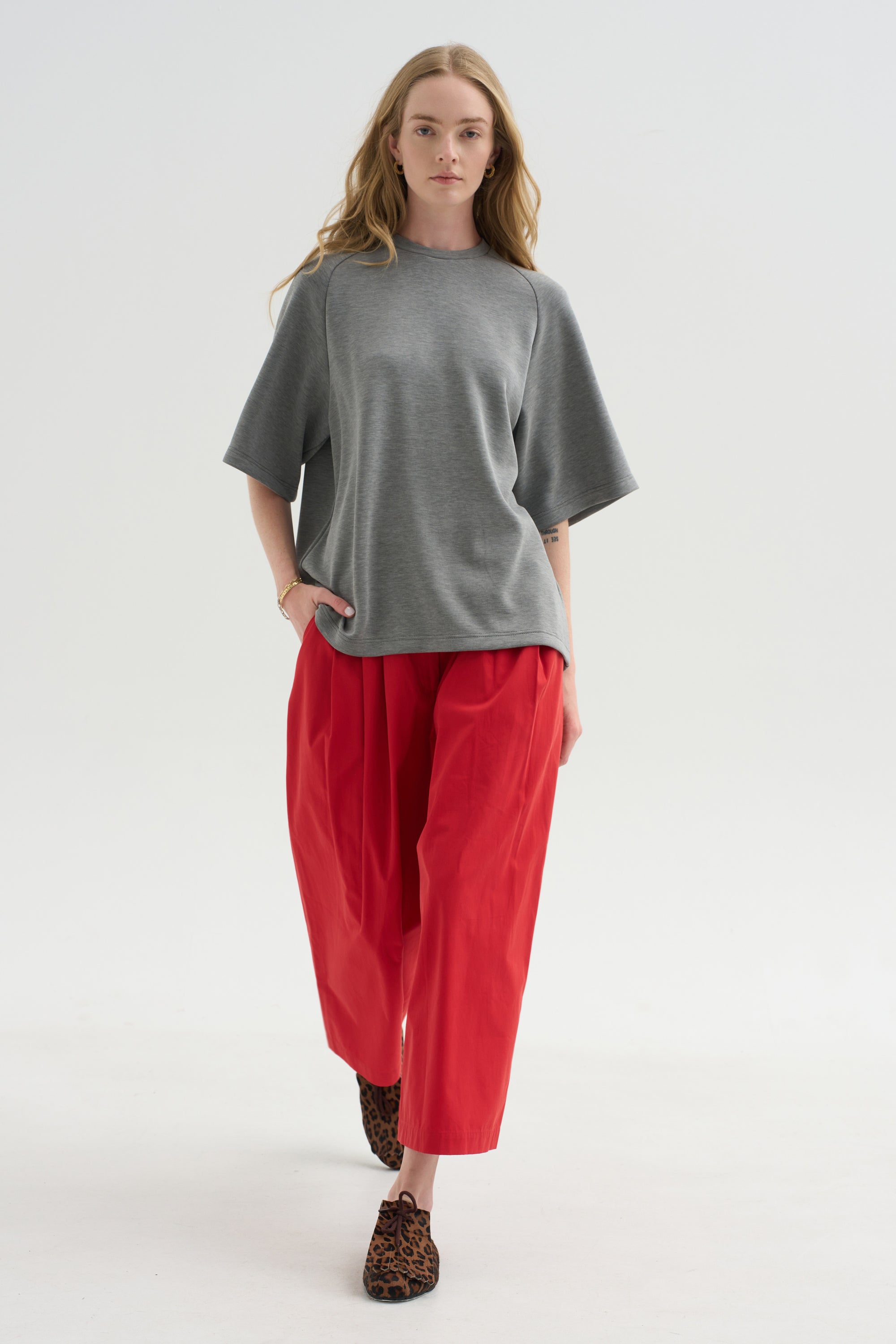 Feather Weight Viscose Neoprene Baseball T-Shirt
