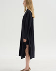 Shirtdress Tropical Wool, Navy