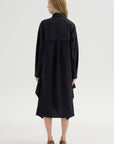Shirtdress Tropical Wool, Navy