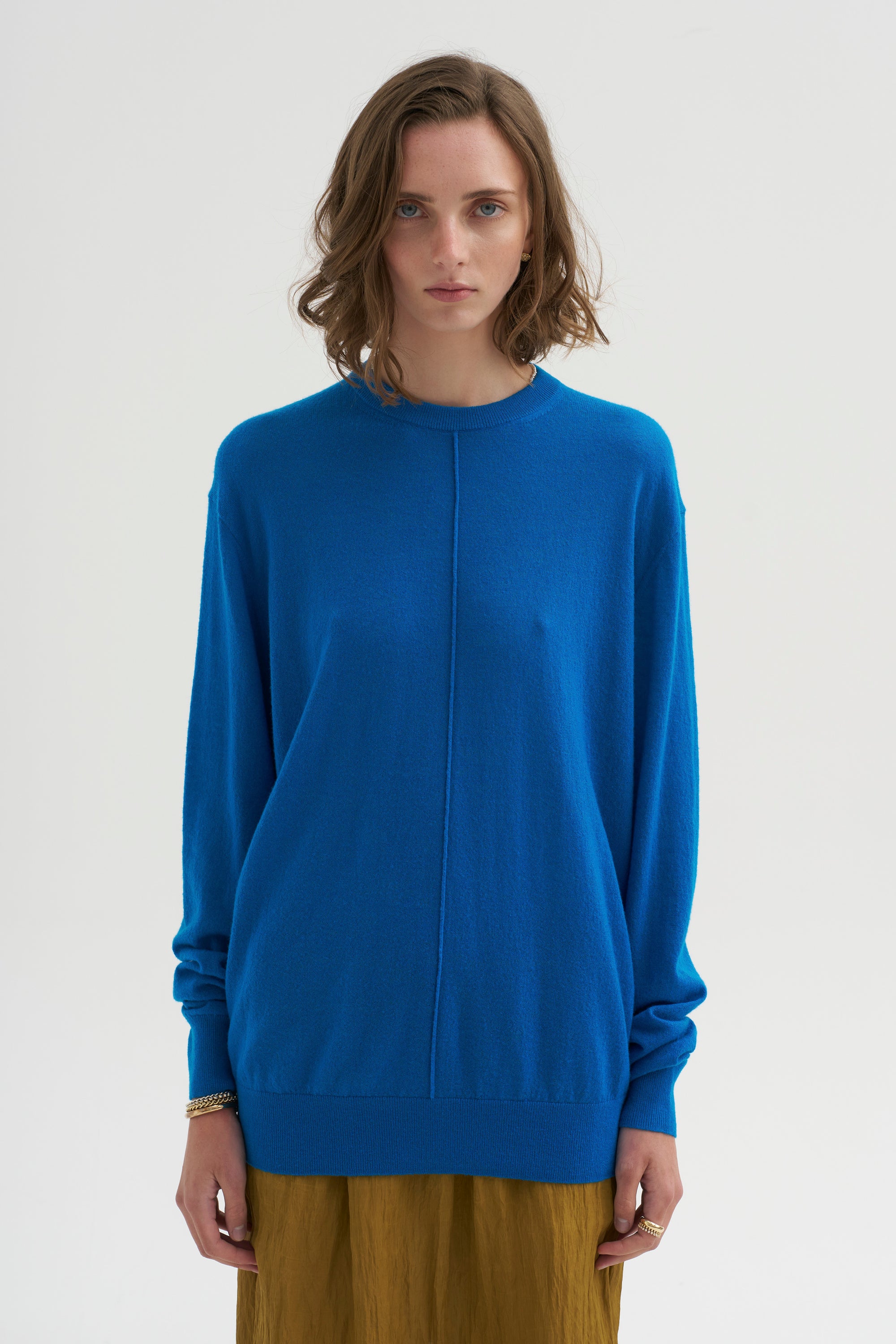 PRE-ORDER • Skinlike Mercerized Wool Crewneck Pullover
