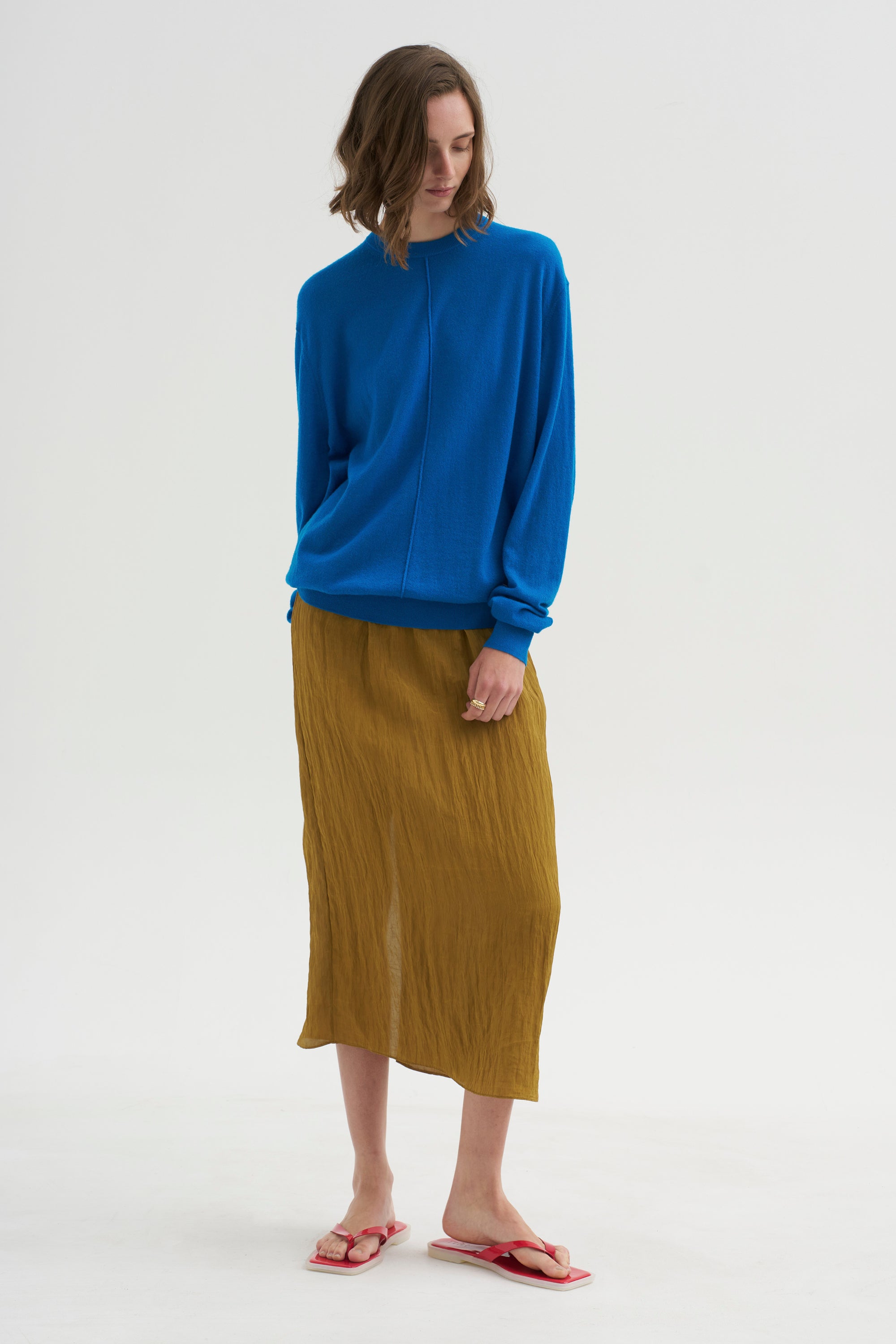 PRE-ORDER • Skinlike Mercerized Wool Crewneck Pullover
