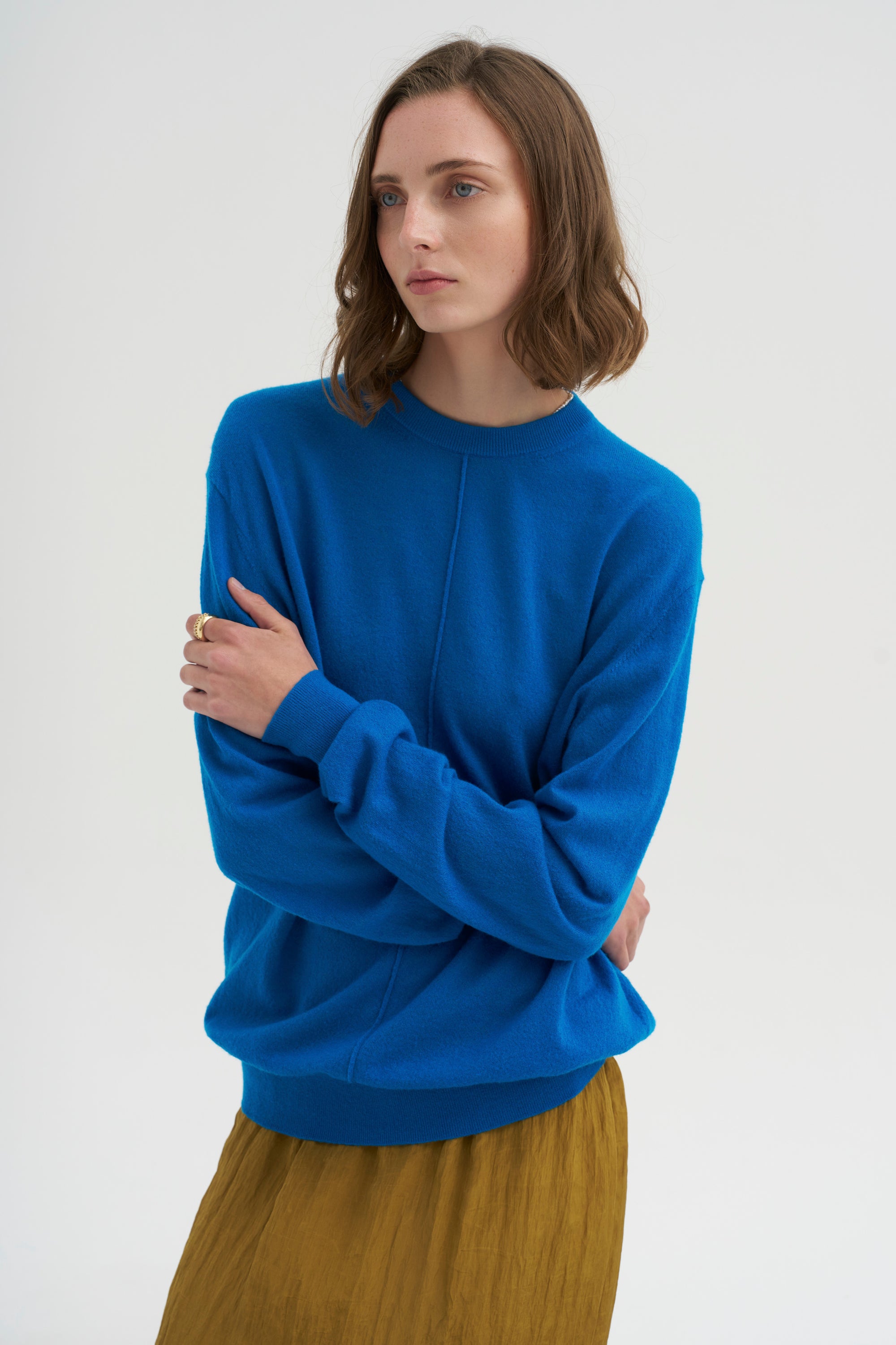 PRE-ORDER • Skinlike Mercerized Wool Crewneck Pullover
