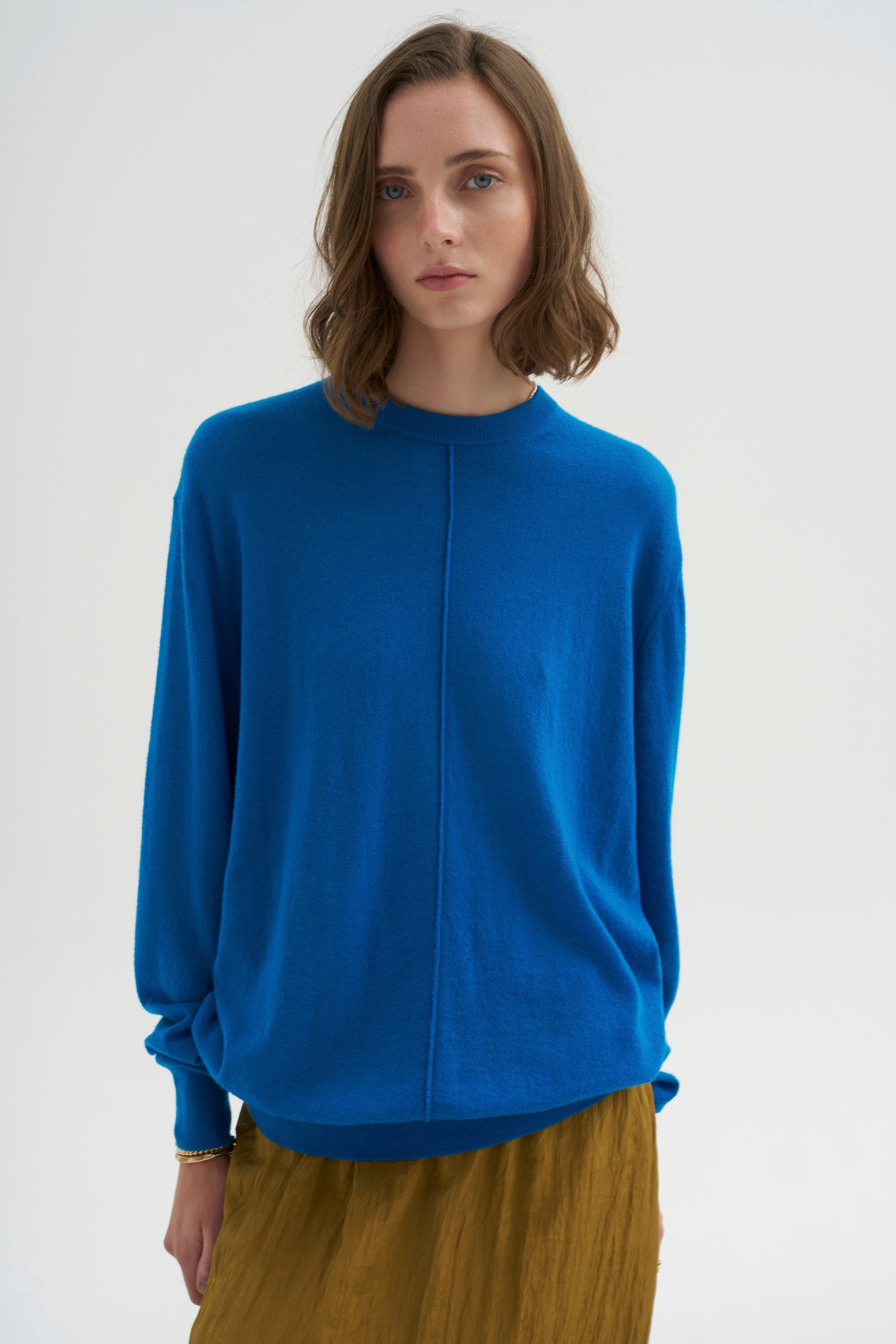 PRE-ORDER • Skinlike Mercerized Wool Crewneck Pullover
