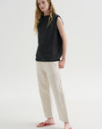 Summer Nylon Sleeveless Cocoon Top
