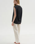 Summer Nylon Sleeveless Cocoon Top