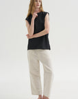 Summer Nylon Sleeveless Cocoon Top