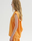 Summer Nylon Sleeveless Cocoon Top