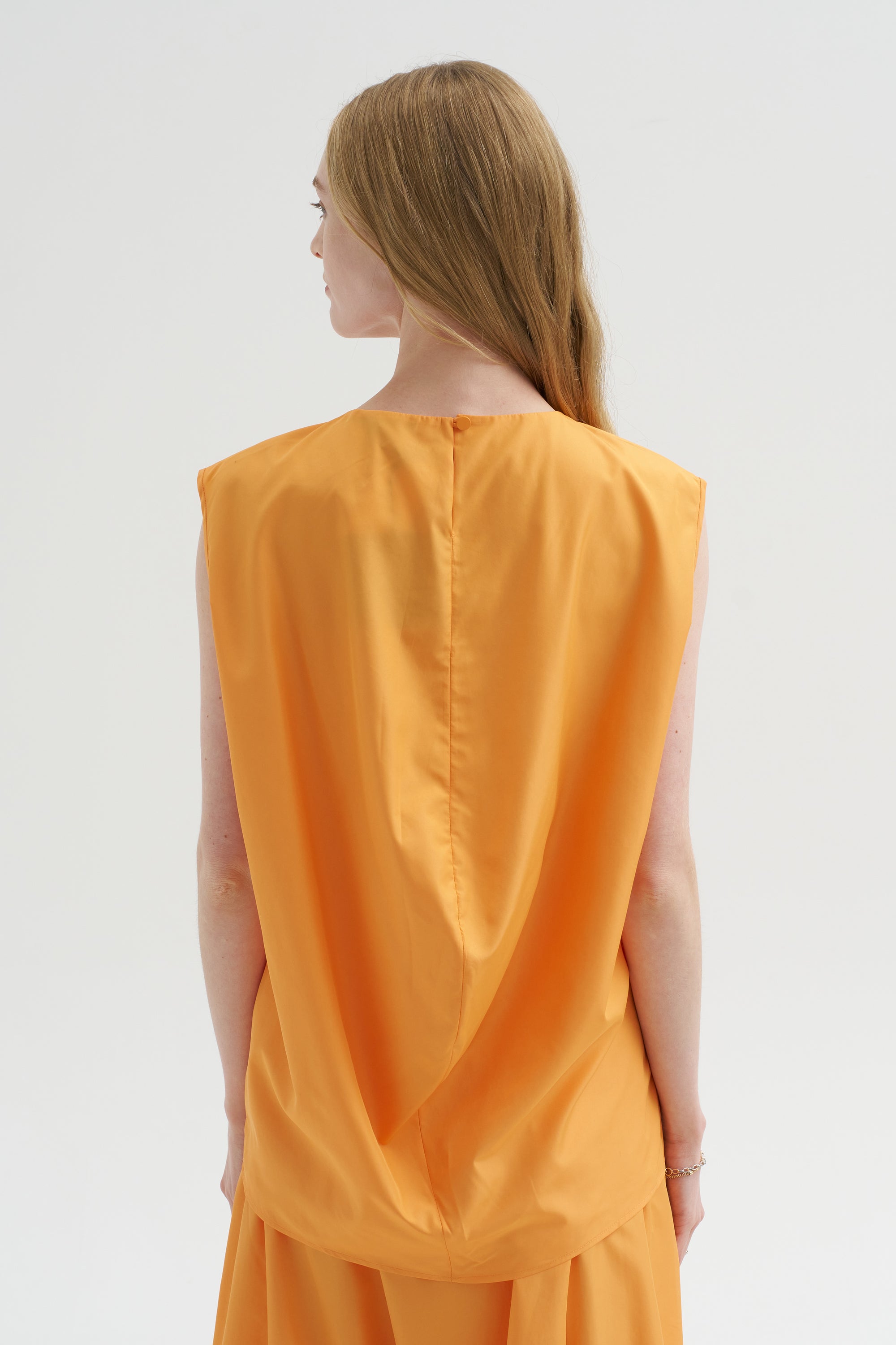 Summer Nylon Sleeveless Cocoon Top