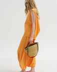Summer Nylon Sleeveless Cocoon Top