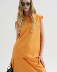 Summer Nylon Sleeveless Cocoon Top