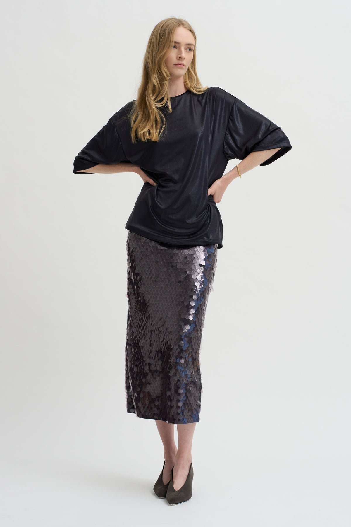 Pre-Order • Pastille Slip Skirt, Lavender Grey