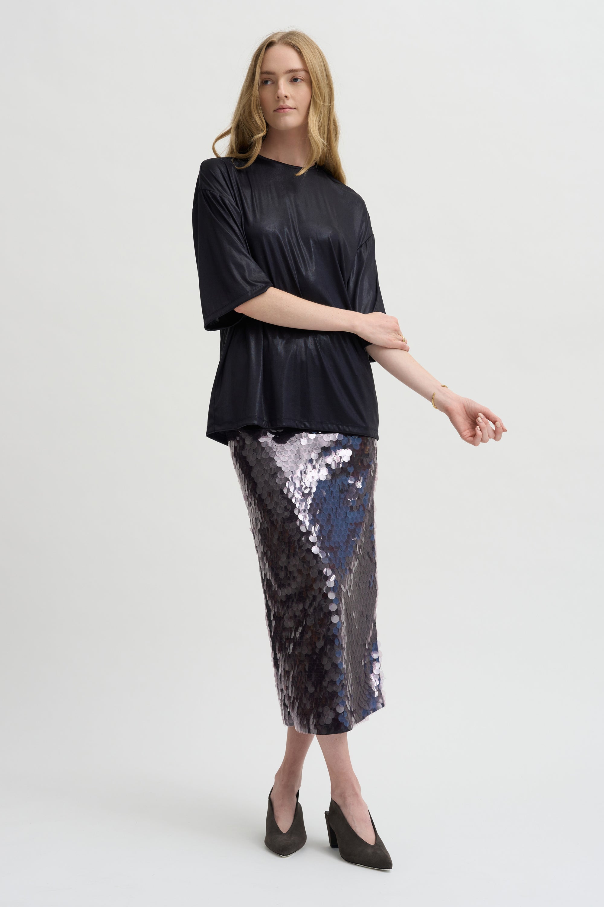 Pre-Order • Pastille Slip Skirt, Lavender Grey