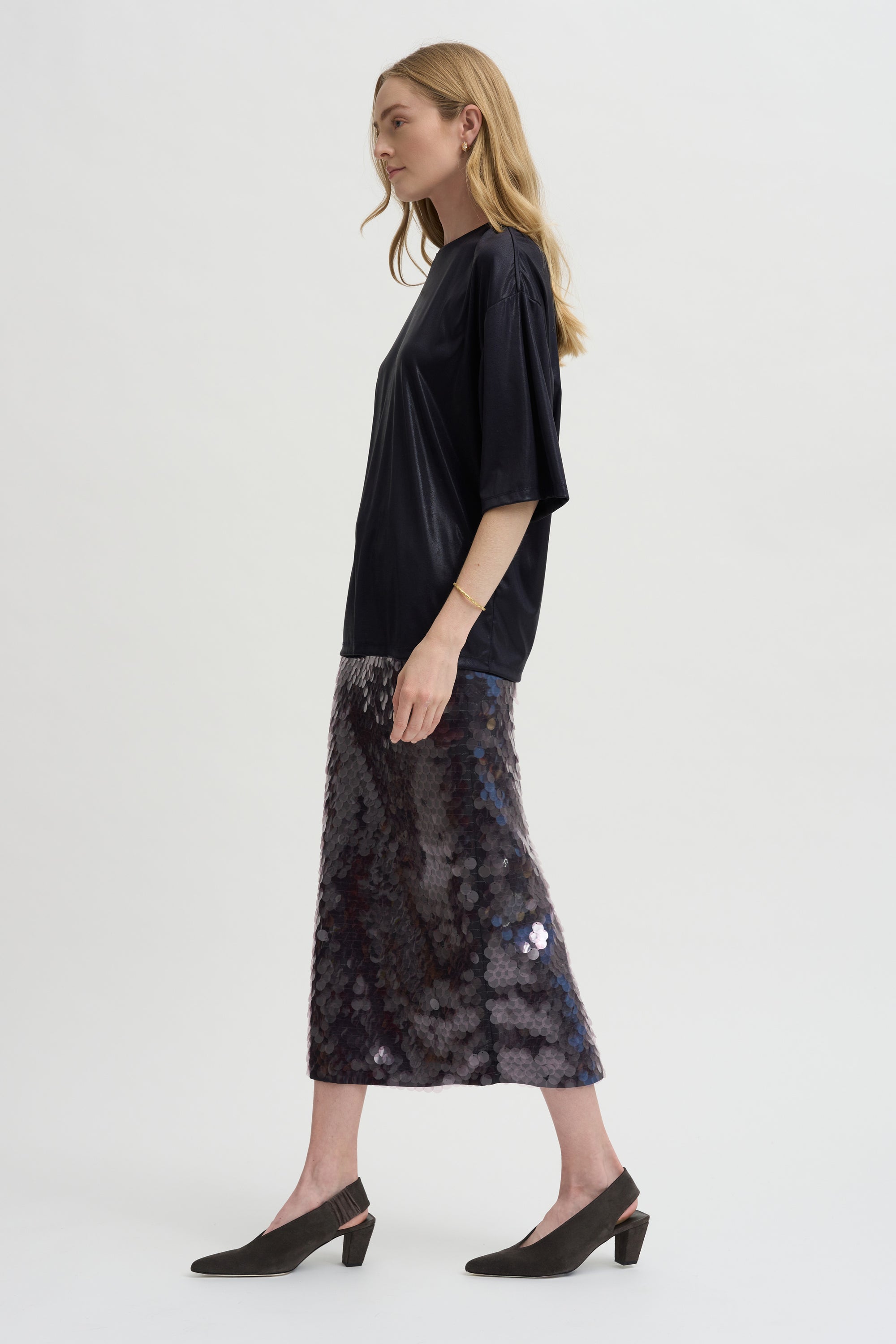 Pre-Order • Pastille Slip Skirt, Lavender Grey