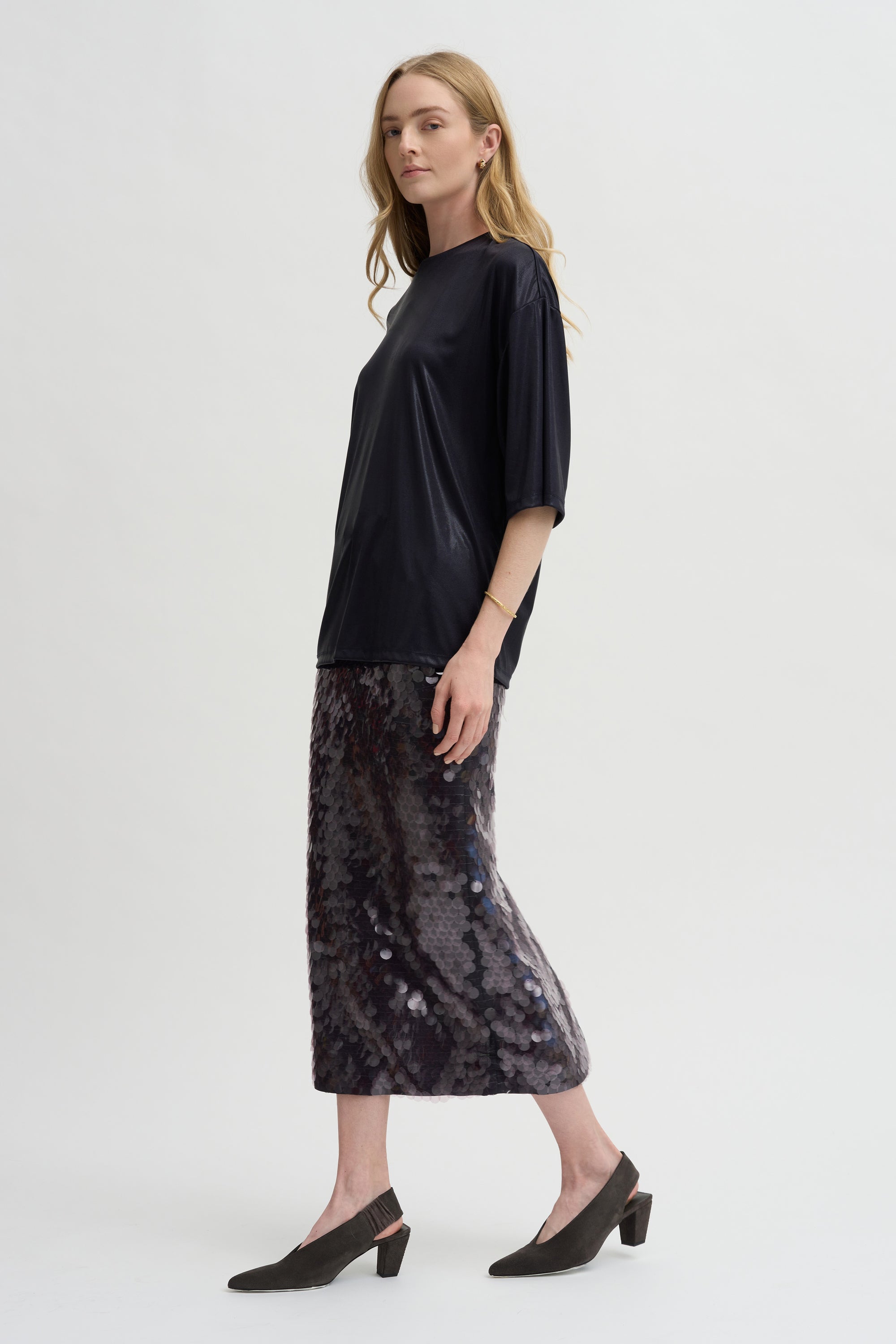 Pre-Order • Pastille Slip Skirt, Lavender Grey