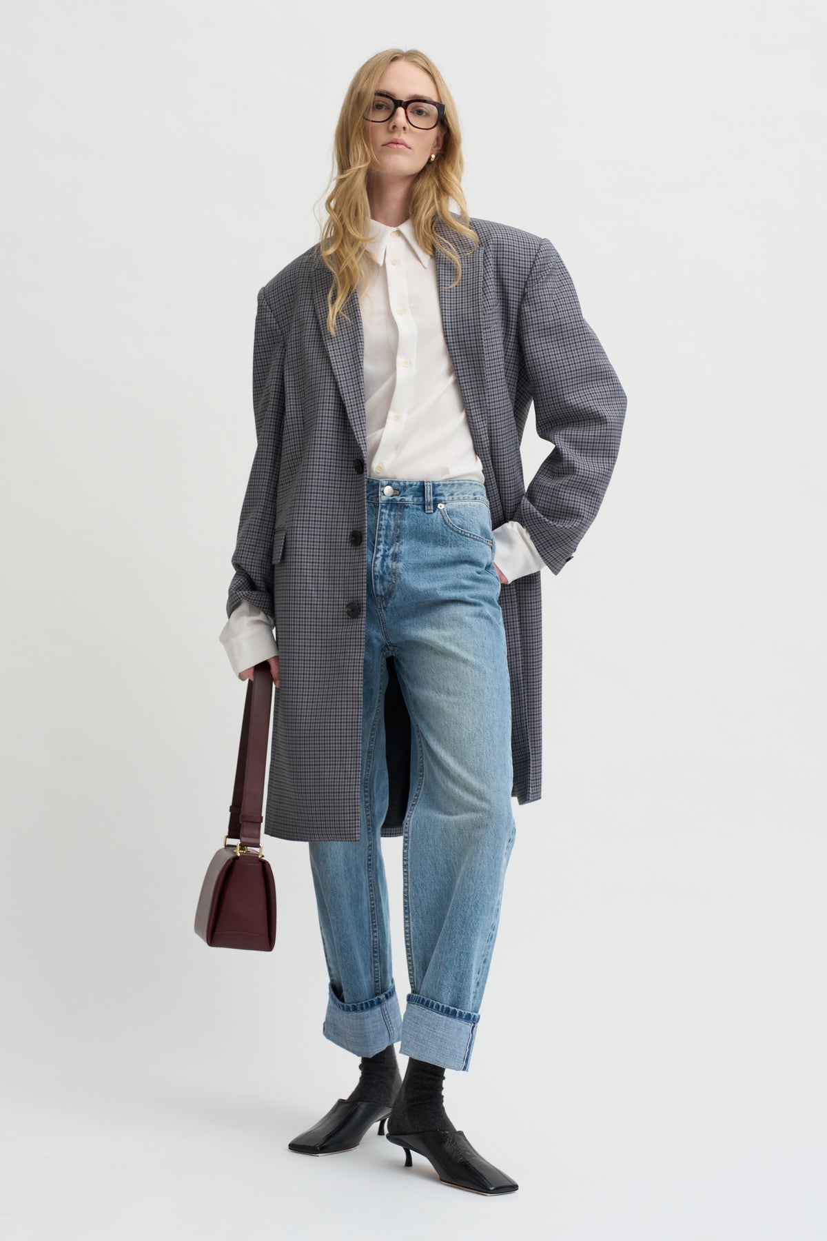 Soft Drape Hinged Shirt, Ivory