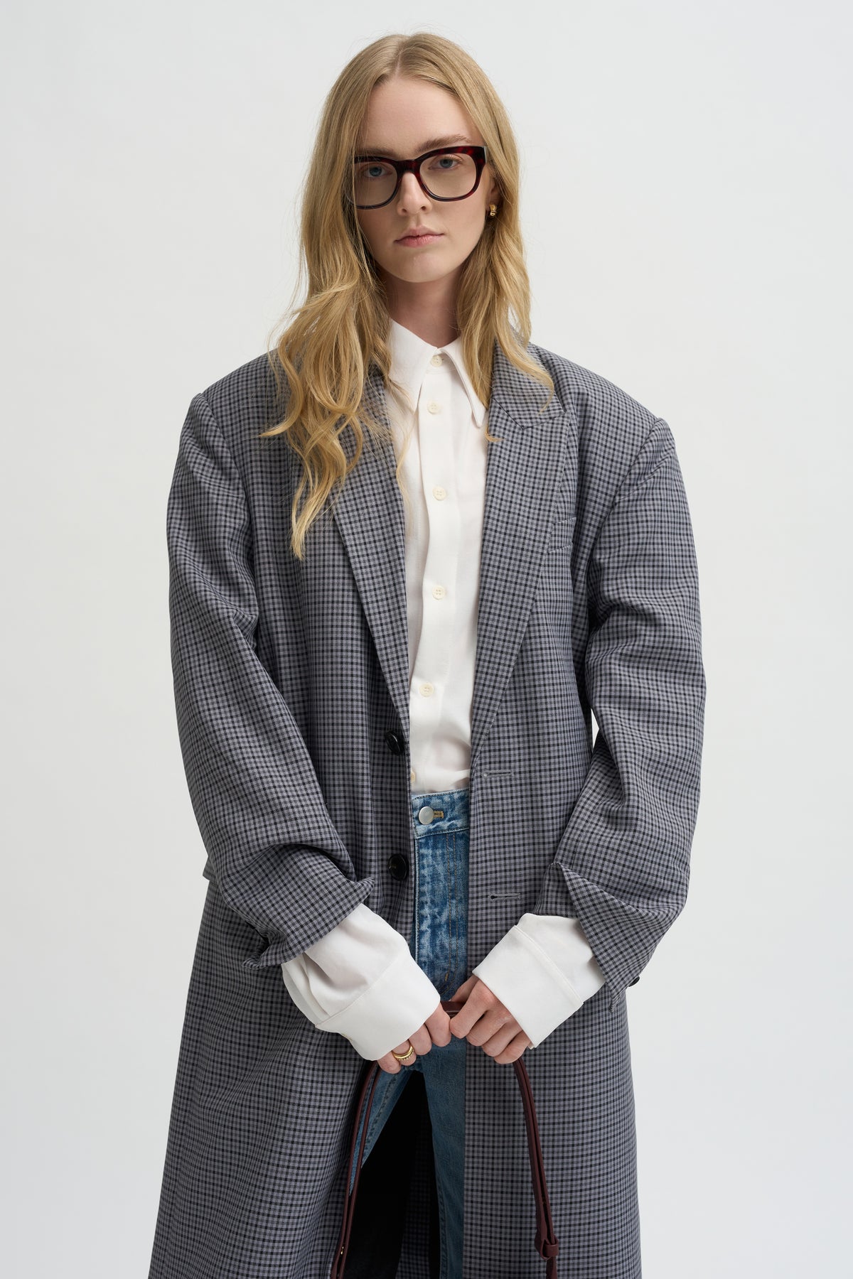 Soft Drape Hinged Shirt, Ivory