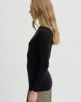 Pre-Order • Tissue Cashmere Crewneck Pullover, Black