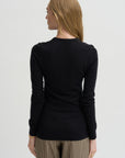 Pre-Order • Tissue Cashmere Crewneck Pullover, Black