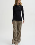 Pre-Order • Tissue Cashmere Crewneck Pullover, Black
