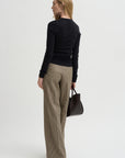 Pre-Order • Tissue Cashmere Crewneck Pullover, Black