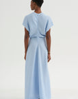 Slouch Waist Dress, Sky