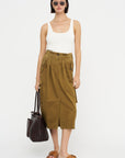 Compact Knit Tank, White