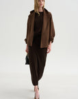 Long Knit Skirt, Fondante