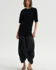 Cocoon Tee Dress, Black
