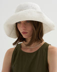 Paper Sun Hat, White