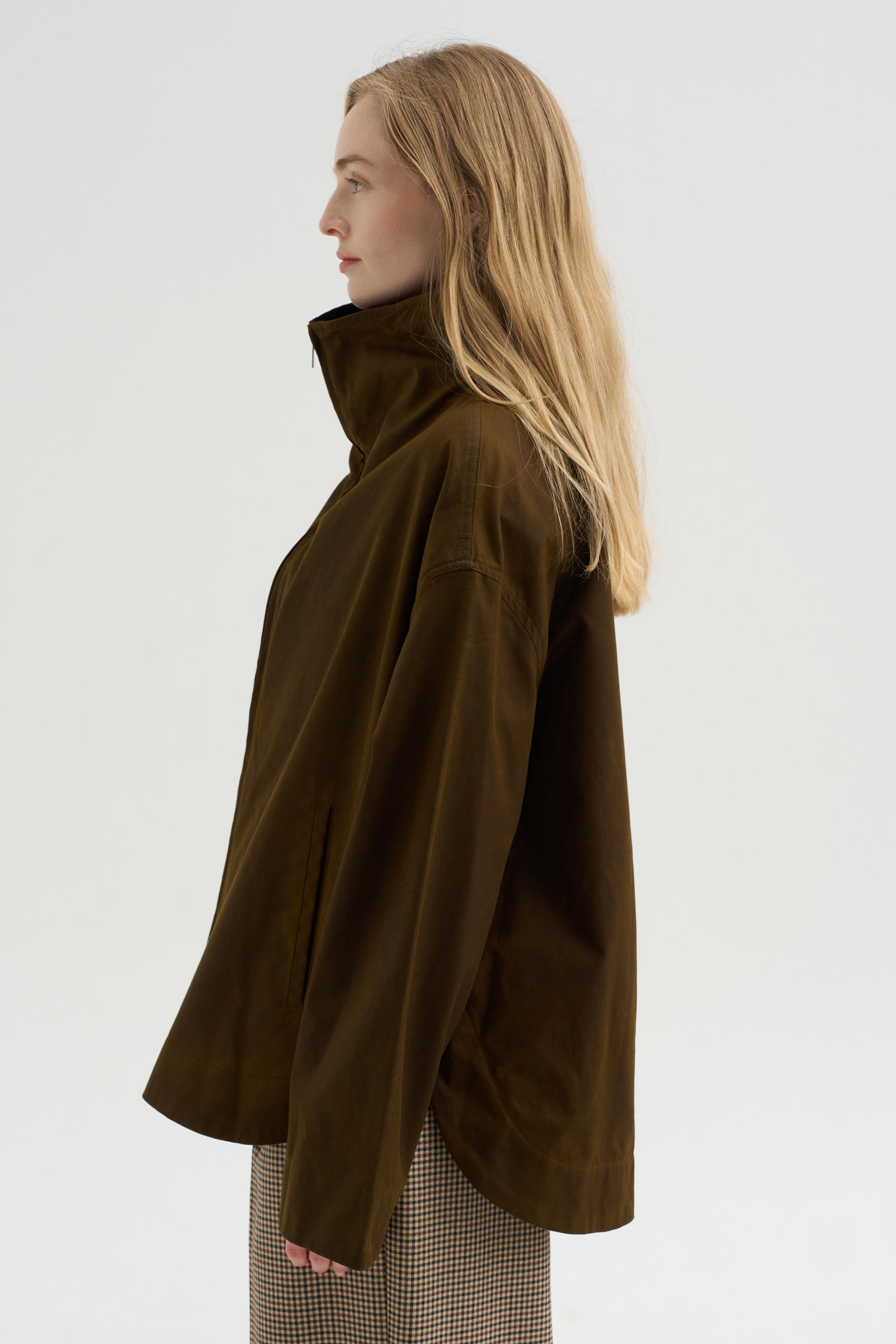 Zipped Country Jacket, Bark