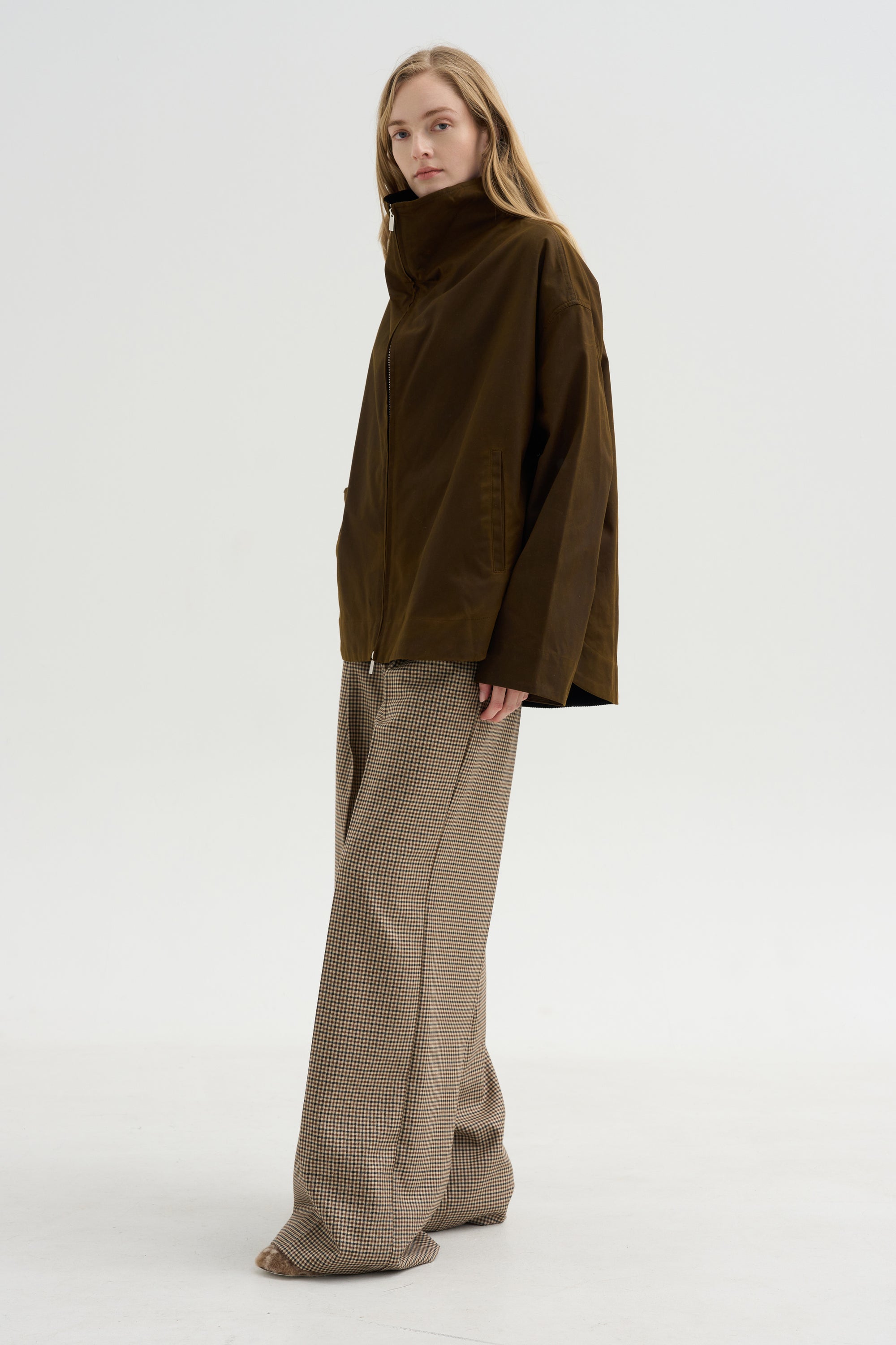 Zipped Country Jacket, Bark