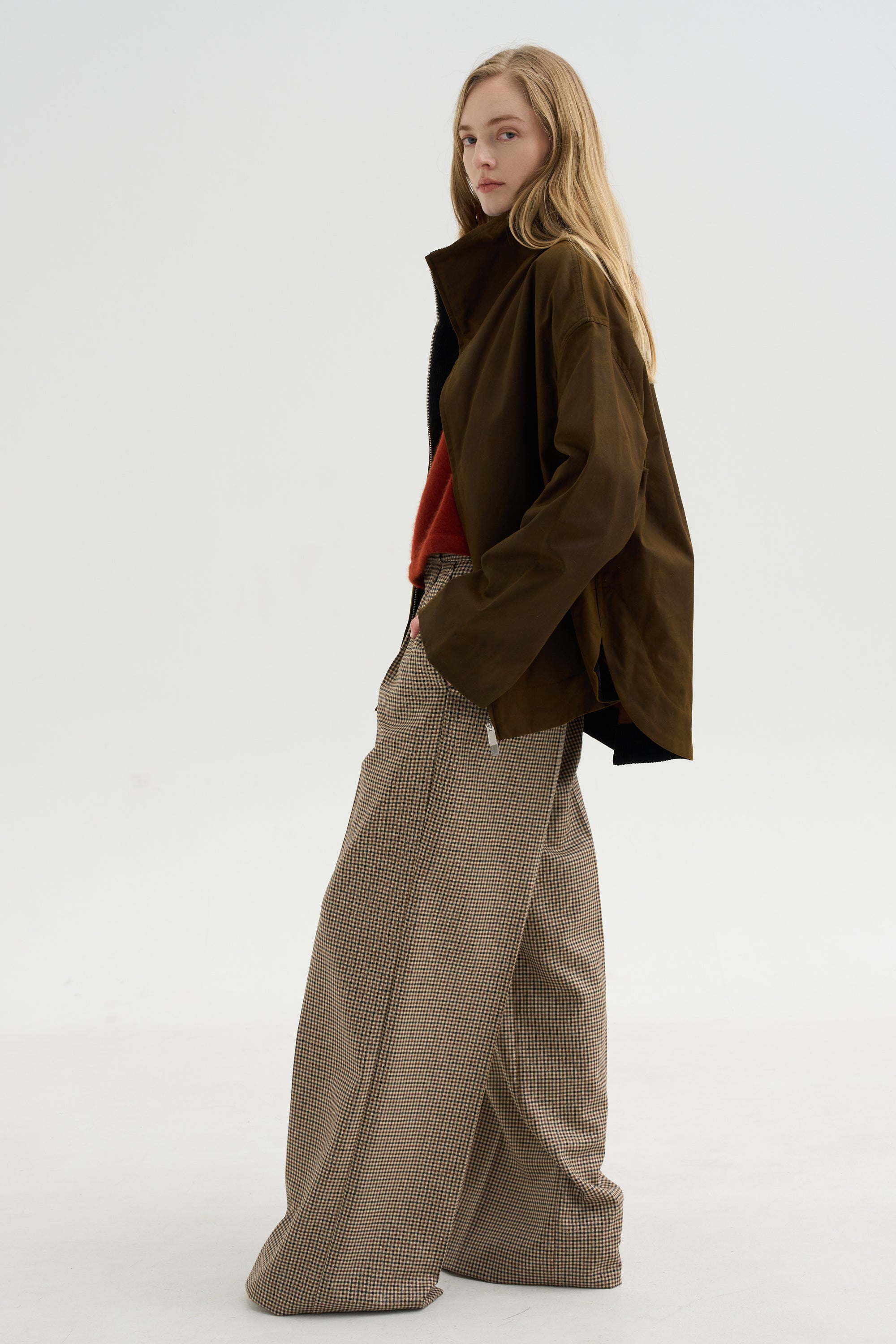 Zipped Country Jacket, Bark