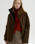 Zipped Country Jacket, Bark