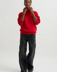 Double Knit Turtleneck, Poppy
