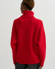 Double Knit Turtleneck, Poppy