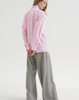 Classic Tumbled Striped Shirt, White-Bloom