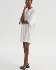 Relaxed Tee Dress, Off-White