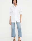 Sharp Poplin Shirt, White
